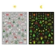Naklejki do zdobienia paznokci Merry Christmas Nail Art Stickers