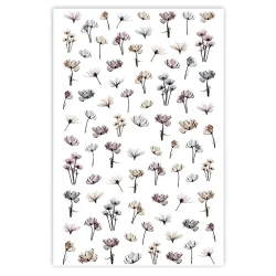 Naklejki do zdobienia paznokci Beautiful Flowers Nail Art Stickers