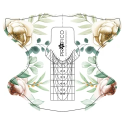 Szablony papierowe do przedłużania paznokci Boho Flower 100szt