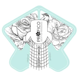 Szablony papierowe do przedłużania paznokci Mint Paradise 100szt