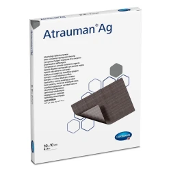 Opatrunek z maścią zawierający srebro Atrauman Ag 10szt