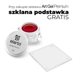 5 x żel do zdobienia Art Gel Premium 5g + szklana podkładka GRATIS