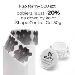 Szablony do paznokci Nail Forms 500szt + żel Shape Control Gel 50g 20% taniej
