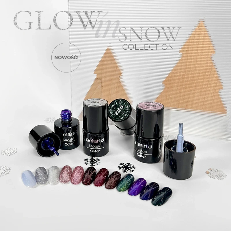 Zimowa kolekcja lakierów hybrydowych Glow in Snow Collection