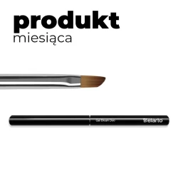 Pędzel do żelu z metalową rączką Gel Brush Duo