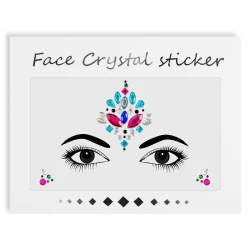 Cyrkonie samoprzylepne do twarzy i ciała Face Crystal Tattoo Stickers nr 1019