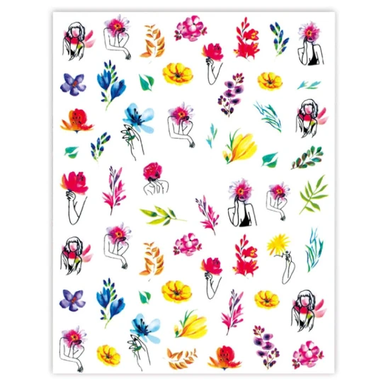 Naklejki do zdobienia paznokci Spring or Summer? Nail Art Stickers