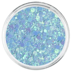 Heksagony tzw. plastry miodu Honeycombs Pastel Blue Opal do zdobienia paznokci