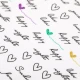 Naklejki do zdobienia paznokci Love Story Nail Art Stickers