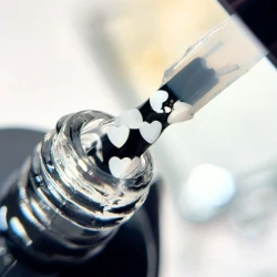 Top hybrydowy z białymi serduszkami Elastic Dry Top Self Love Bride Edition 7ml