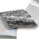 Folia transferowa do zdobienia paznokci Silver & Black Holo Print 100cm x 10szt