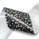 Folia transferowa do zdobienia paznokci Silver & Black Holo Print 100cm x 10szt