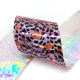 Folia transferowa do zdobienia paznokci Exotic Leopard Print 100cm x 10szt