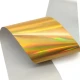 Folia transferowa do zdobienia paznokci Gold Abstract Holo 100cm x 10szt
