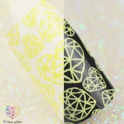 Lakier żółty do stempli B. Loves Plates BLP34 B. a Sunflower 10ml