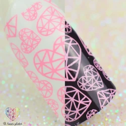 Lakier różowy do stempli B. Loves Plates BLP33 B. an Orchidea 10ml