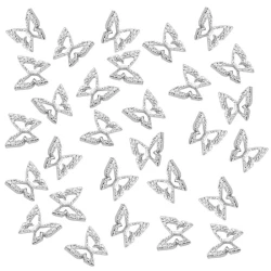 Motylki 3D do zdobienia paznokci Butterfly Charm 50szt