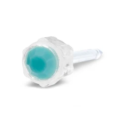 Kolczyk przekłuciowy Turquoise 4mm plastik medyczny