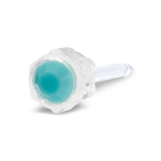 Kolczyk przekłuciowy Turquoise 4mm plastik medyczny