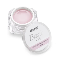 Żel bazowy i budujący transparentny różowy Basic Gel Transparent Pink 50g