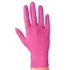 Rękawiczki nitrylowe bezpudrowe IGOLI Pure Elegance Fuksja (S) 100szt