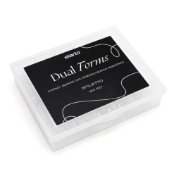Formy górne Dual Form Stiletto Clear do przedłużania paznokci 120szt