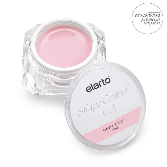 Żel budujący z tiksotropią różowo-mleczny Shape Control Gel Baby Pink 15g