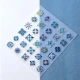 Naklejki do zdobienia paznokci Portuguese Azulejo Pattern Tile Nail Art Stickers