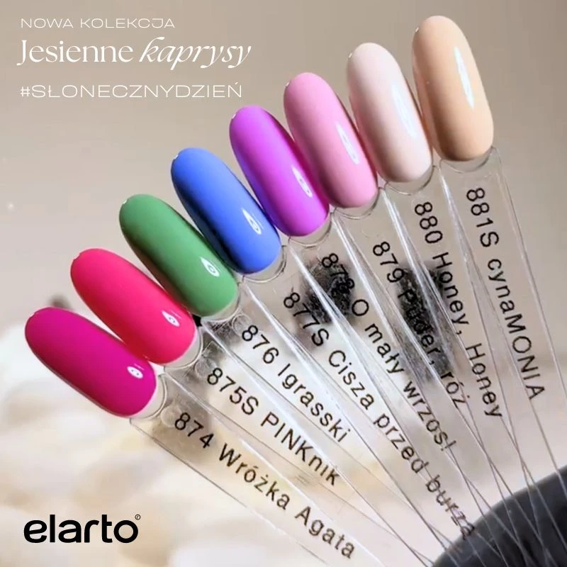 Kolekcja lakierów hybrydowych Lacogel Jesienne Kaprysy Słoneczny Dzień