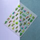 Naklejki do zdobienia paznokci Cacti Nail Art Stickers