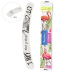 Pilnik do paznokci banan SLIM 180/240 szary