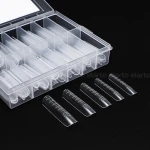 Formy górne Dual Forms Square Clear do przedłużania paznokci 120szt
