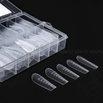 Formy górne Dual Forms Modern Almond Clear do przedłużania paznokci 120szt