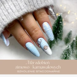 Szkolenie z zakresu nail art Zdobienia zimowo-karnawałowe by Aldona Jarosz