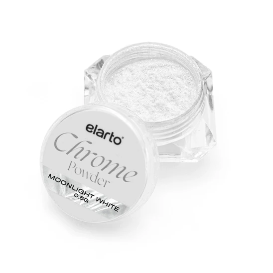 Pyłek do zdobienia paznokci Chrome Powder Moonlight White 0,5g