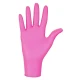 Rękawiczki nitrylowe bezpudrowe Nitrylex Magenta (M) 100szt