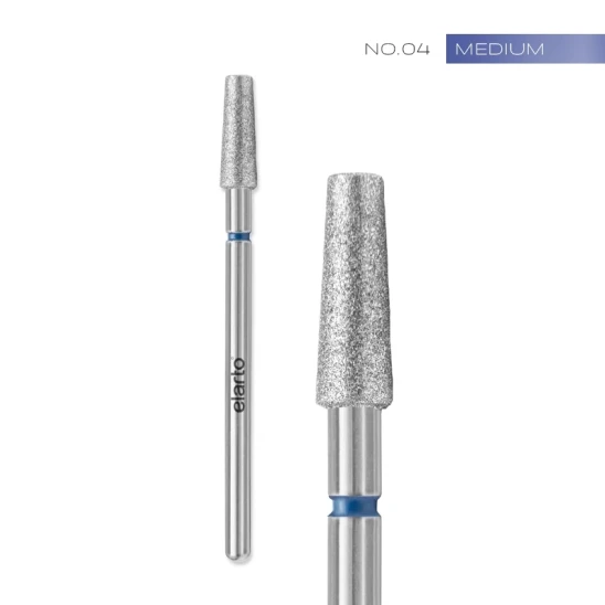 Frez No4 stożek ścięty z nasypem diamentowym 3,6x10mm