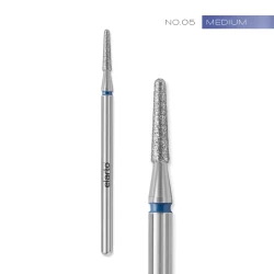 Frez No5 stożek zaokrąglony z nasypem diamentowym 1,8x8mm