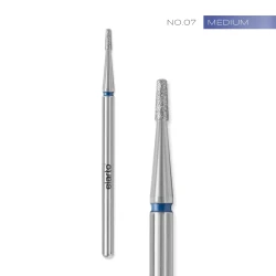 Frez No7 stożek zaokrąglony z nasypem diamentowym 1,4x4mm