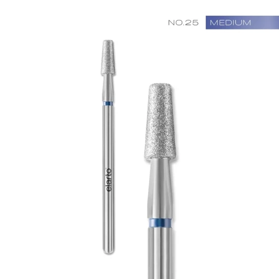 Frez No25 stożek ścięty z nasypem diamentowym 2,5x7mm