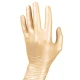 Rękawiczki nitrylowe bezpudrowe Beaute Luxe Pearl Gold (M) 50szt