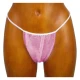 Majtki stringi damskie z różowej włókniny 100szt