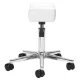 Stojak do pedicure (podnóżek) na kółkach Sillon Bell biały