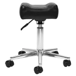 Stojak do pedicure (podnóżek) na kółkach Sillon Bell czarny