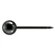Kolczyk do przekłuwania uszu 7517-0300-EU Czarna Kulka o średnicy 4mm