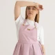 Fartuszek kosmetyczny SKIRT elarto (pudrowy róż, rozmiar uniwersalny)