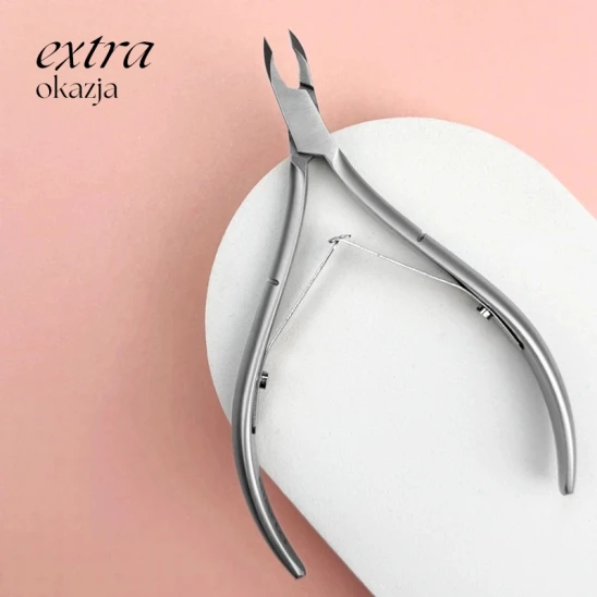 Cążki do wycinania skórek EL 601 Exclusive Line o ostrzu 4mm i długości 10cm