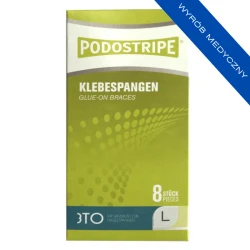 Klamra Podostripe do wrastających i zdeformowanych paznokci (L) 8szt