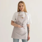 Fartuszek kosmetyczny elarto (beżowy, rozmiar uniwersalny)