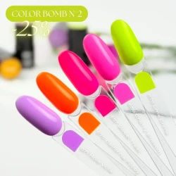 Zestaw 5 lakierów hybrydowych Lacogel COLOR BOMB N°2